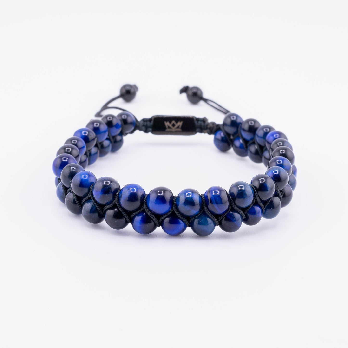 Pulseira Signature Dual Olho de Tigre Azul