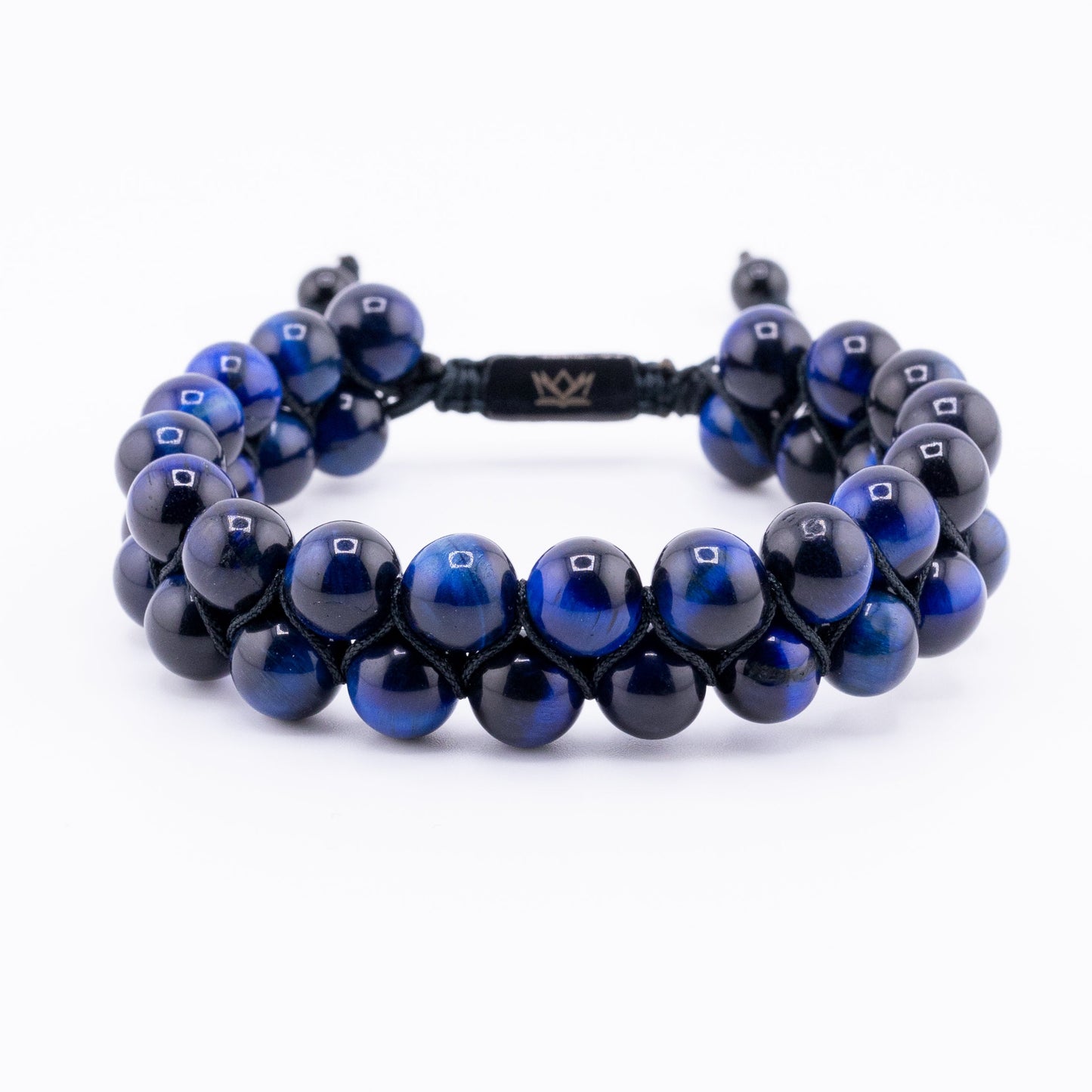 Pulseira Signature Dual Olho de Tigre Azul