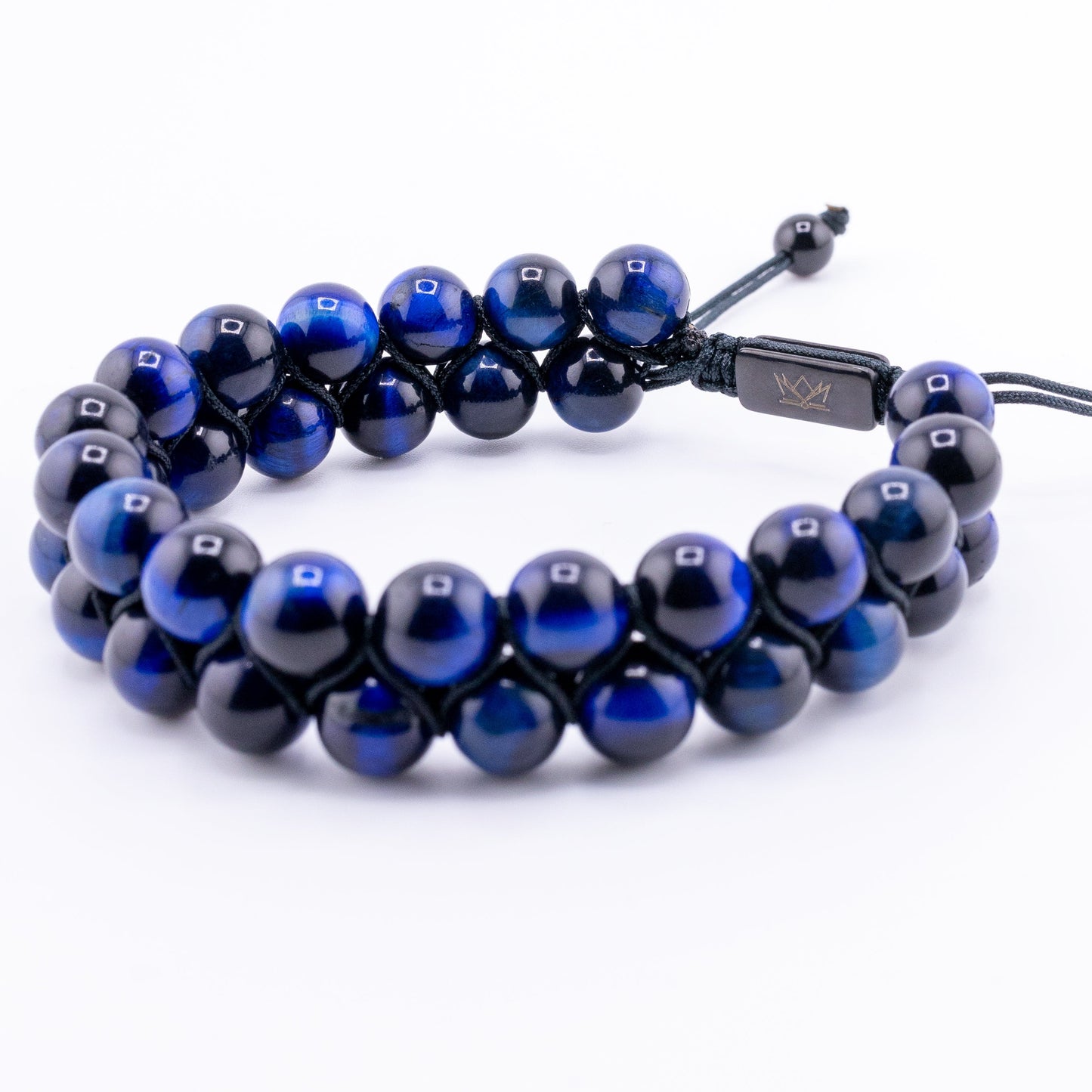 Pulseira Signature Dual Olho de Tigre Azul